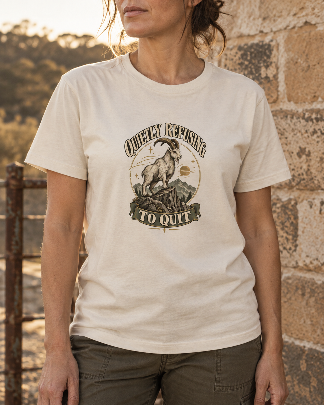 Quietly Refusing to Quit Tee