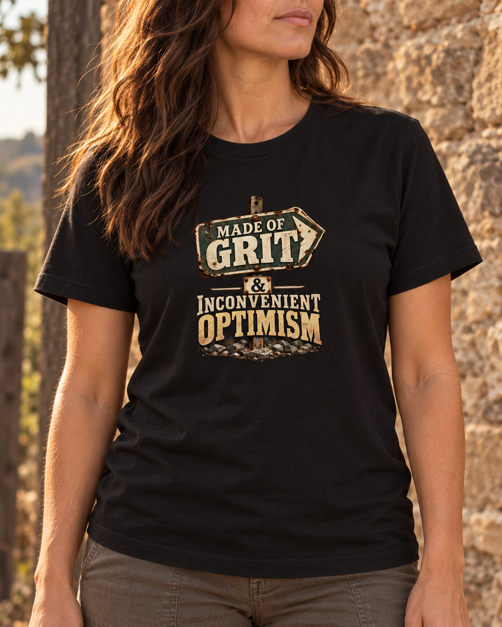 Made of Grit & Inconvenient Optimism Tee