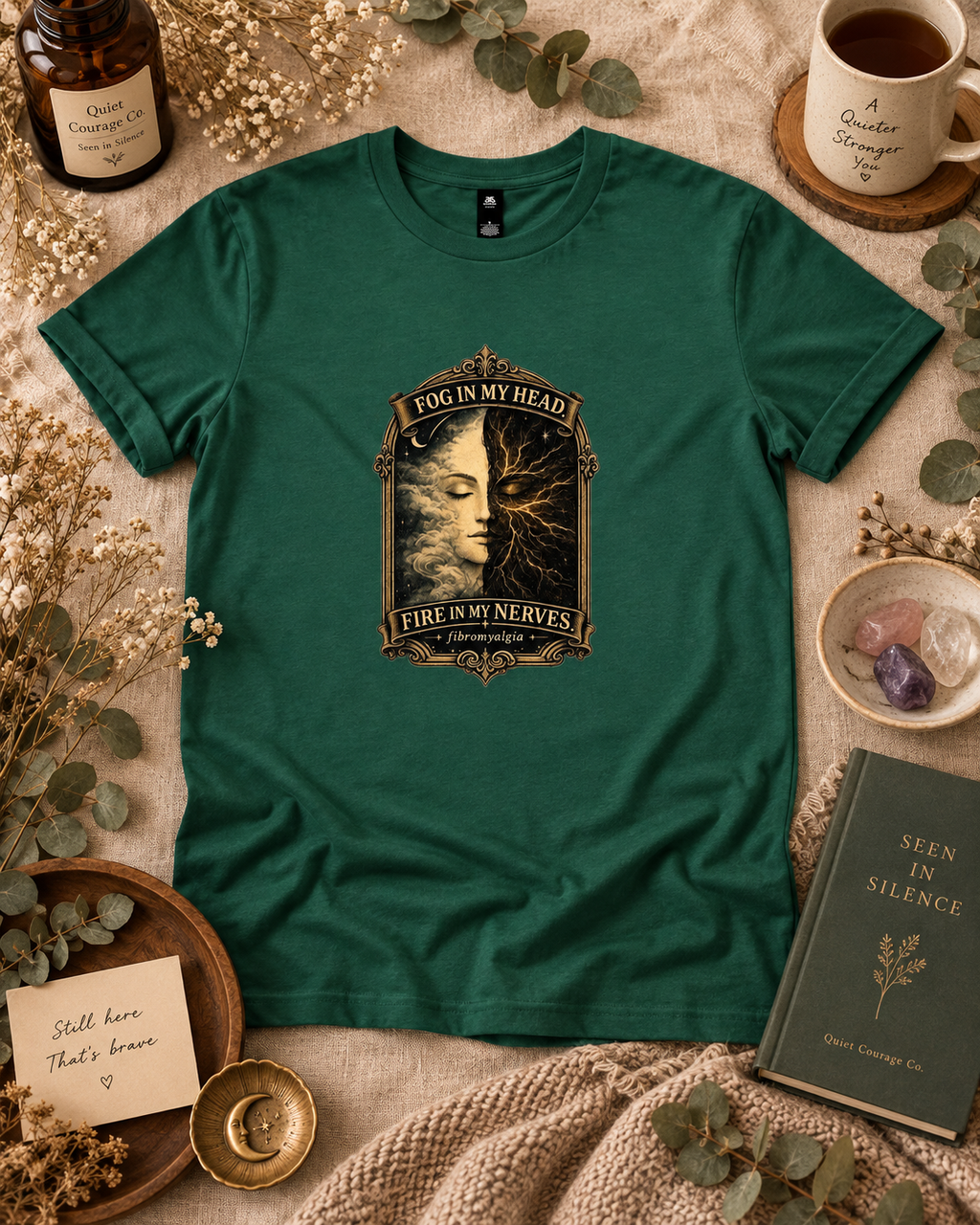 Fog in My Head. Fire in My Nerves. — Fibromyalgia Tee
