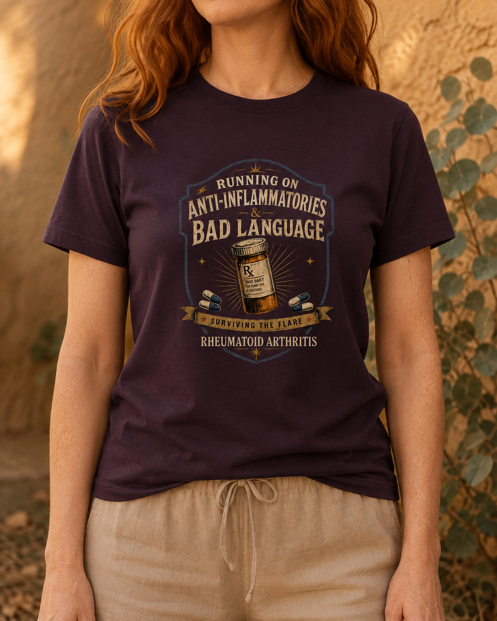 Running on Anti-Inflammatories & Bad Language — Rheumatoid Arthritis Tee
