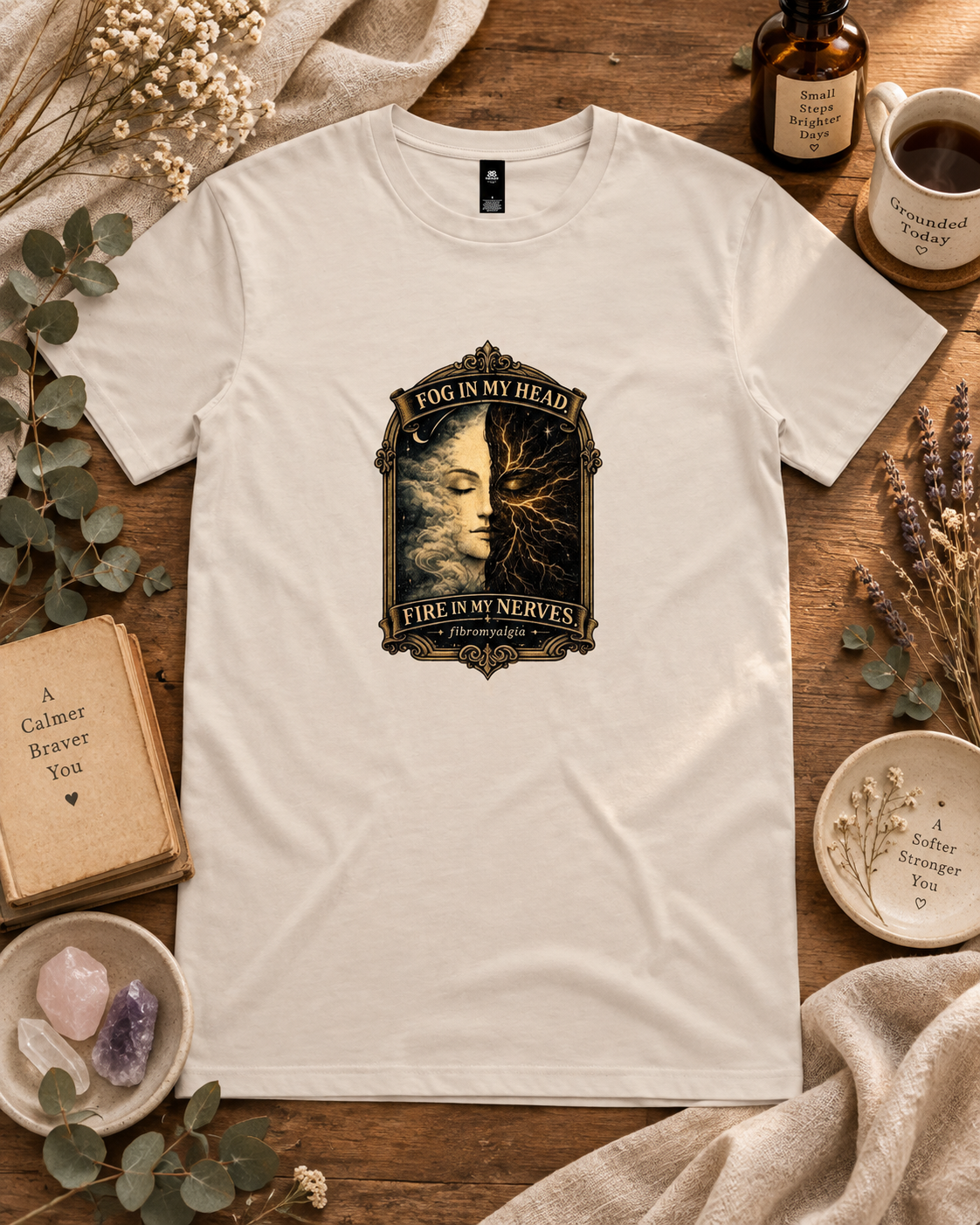 Fog in My Head. Fire in My Nerves. — Fibromyalgia Tee