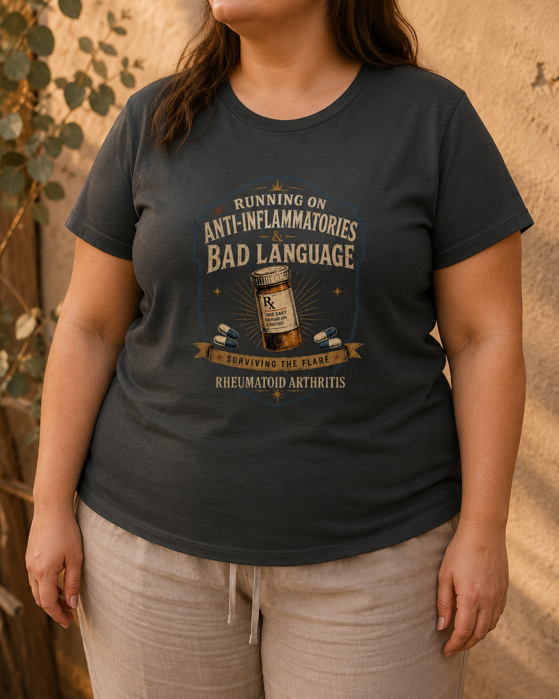 Running on Anti-Inflammatories & Bad Language — Rheumatoid Arthritis Tee