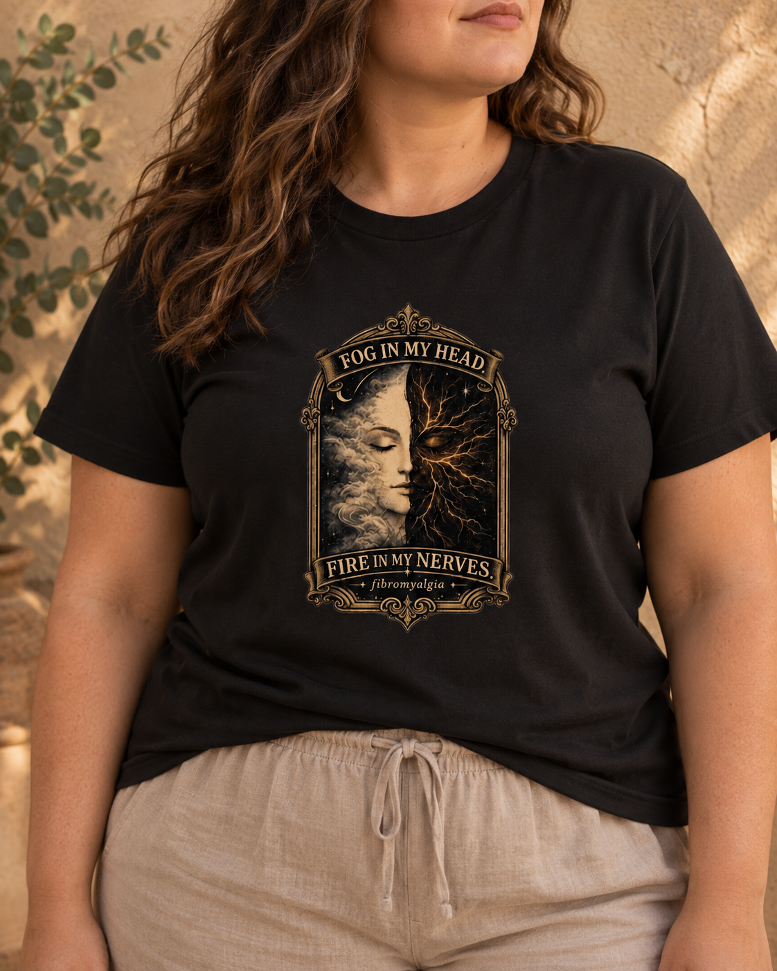 Fog in My Head. Fire in My Nerves. — Fibromyalgia Tee