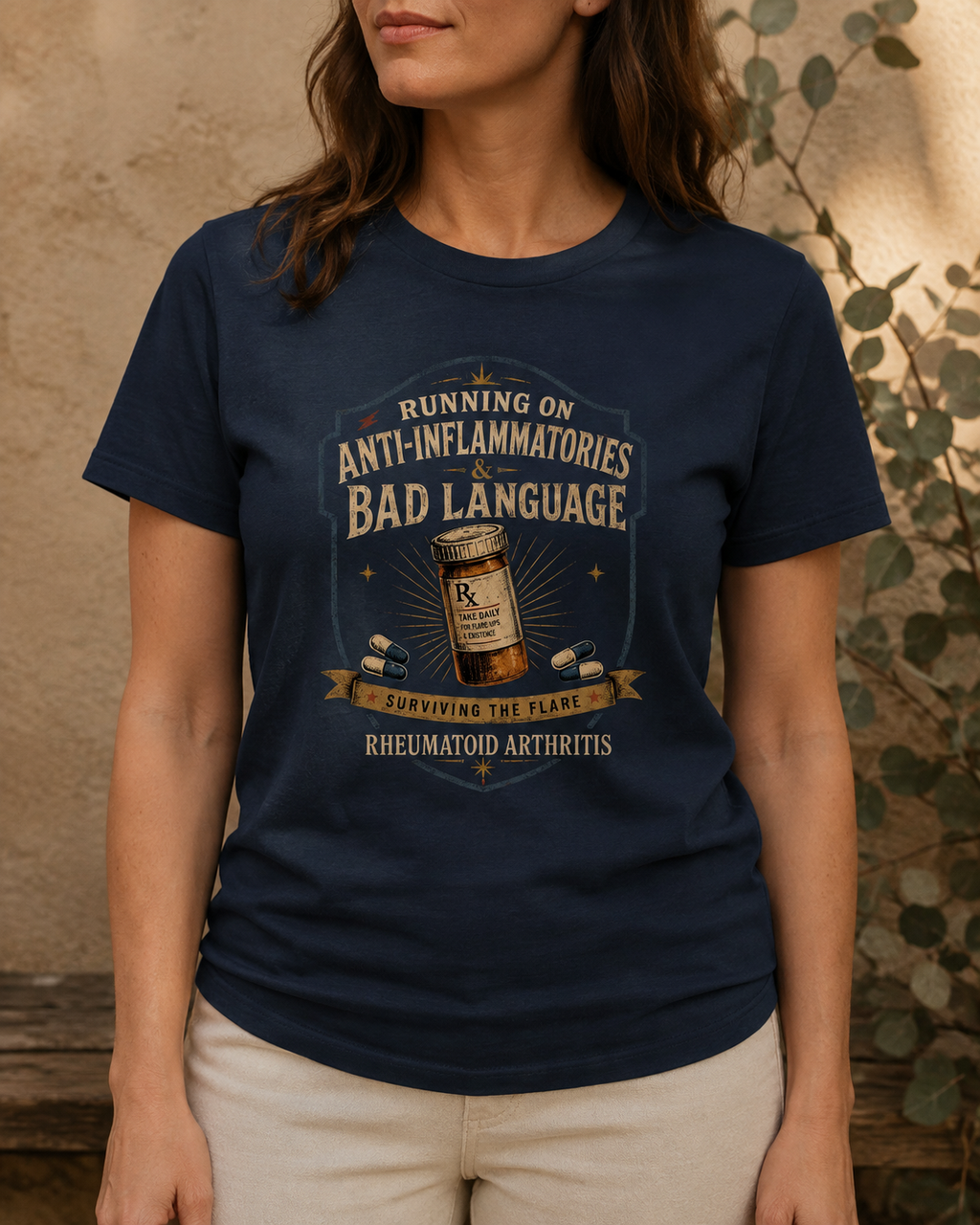 Running on Anti-Inflammatories & Bad Language — Rheumatoid Arthritis Tee