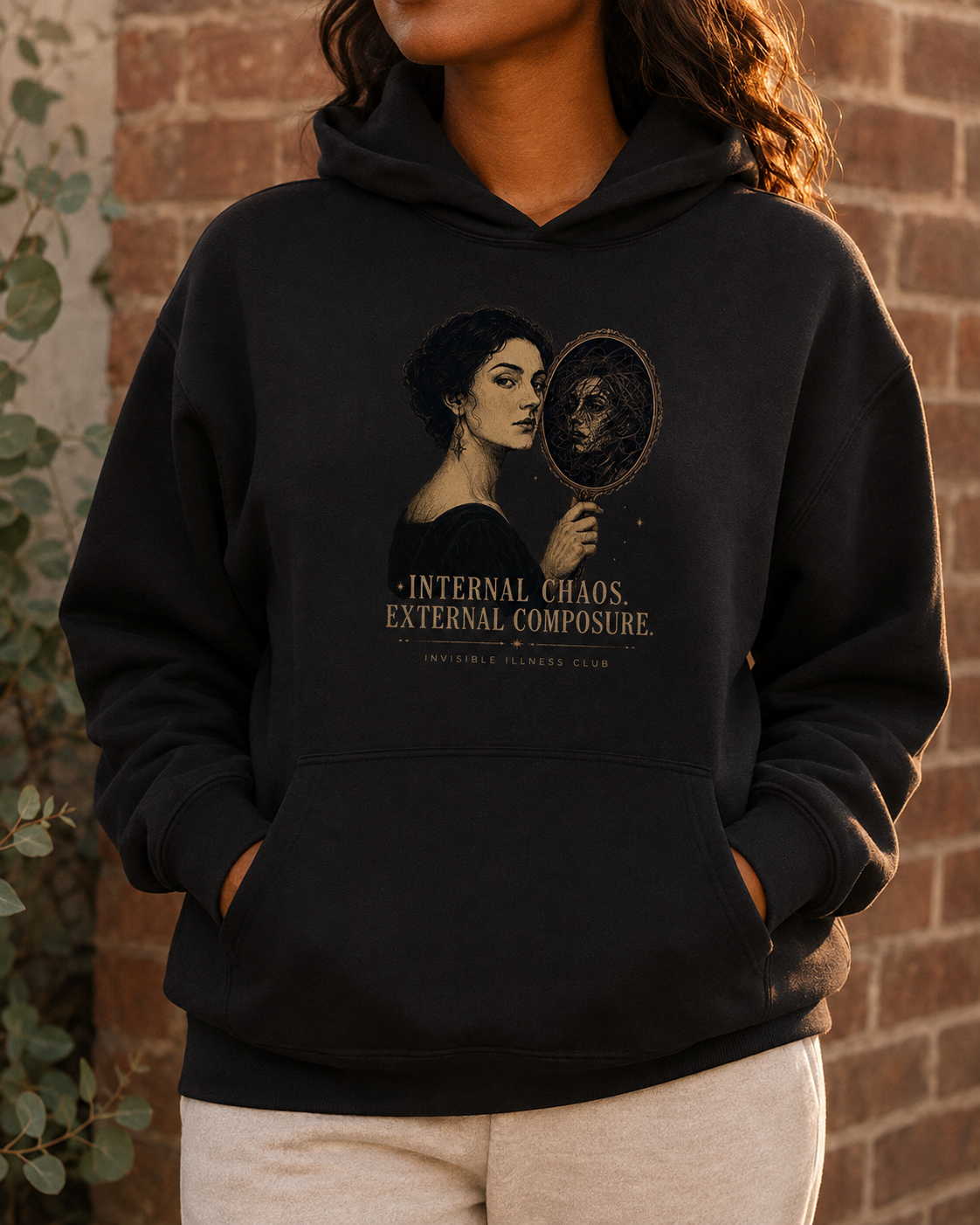 Internal Chaos. External Composure. - Invisible Illness Hoodie