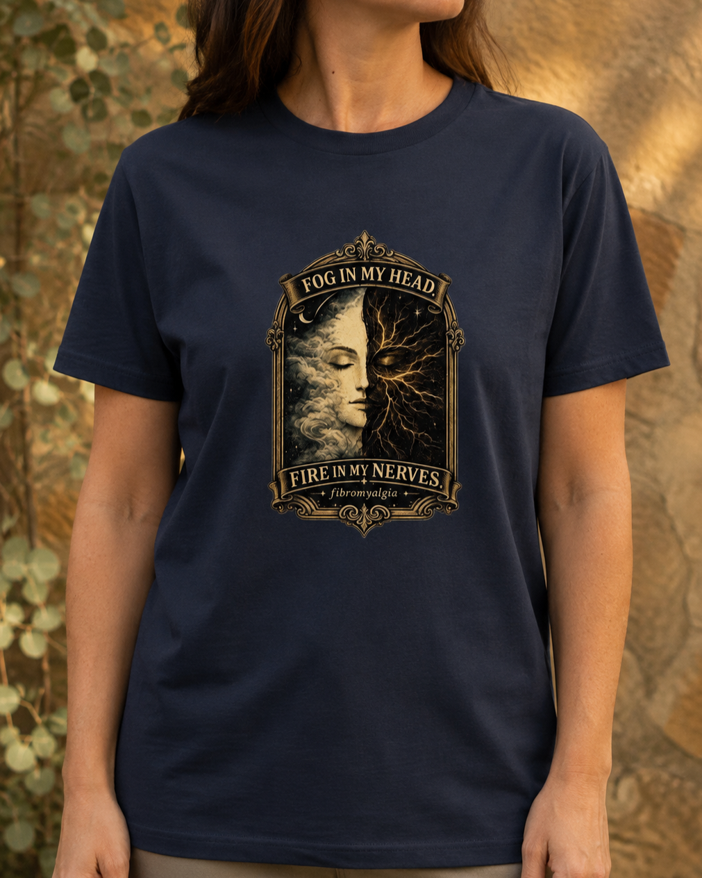 Fog in My Head. Fire in My Nerves. — Fibromyalgia Tee