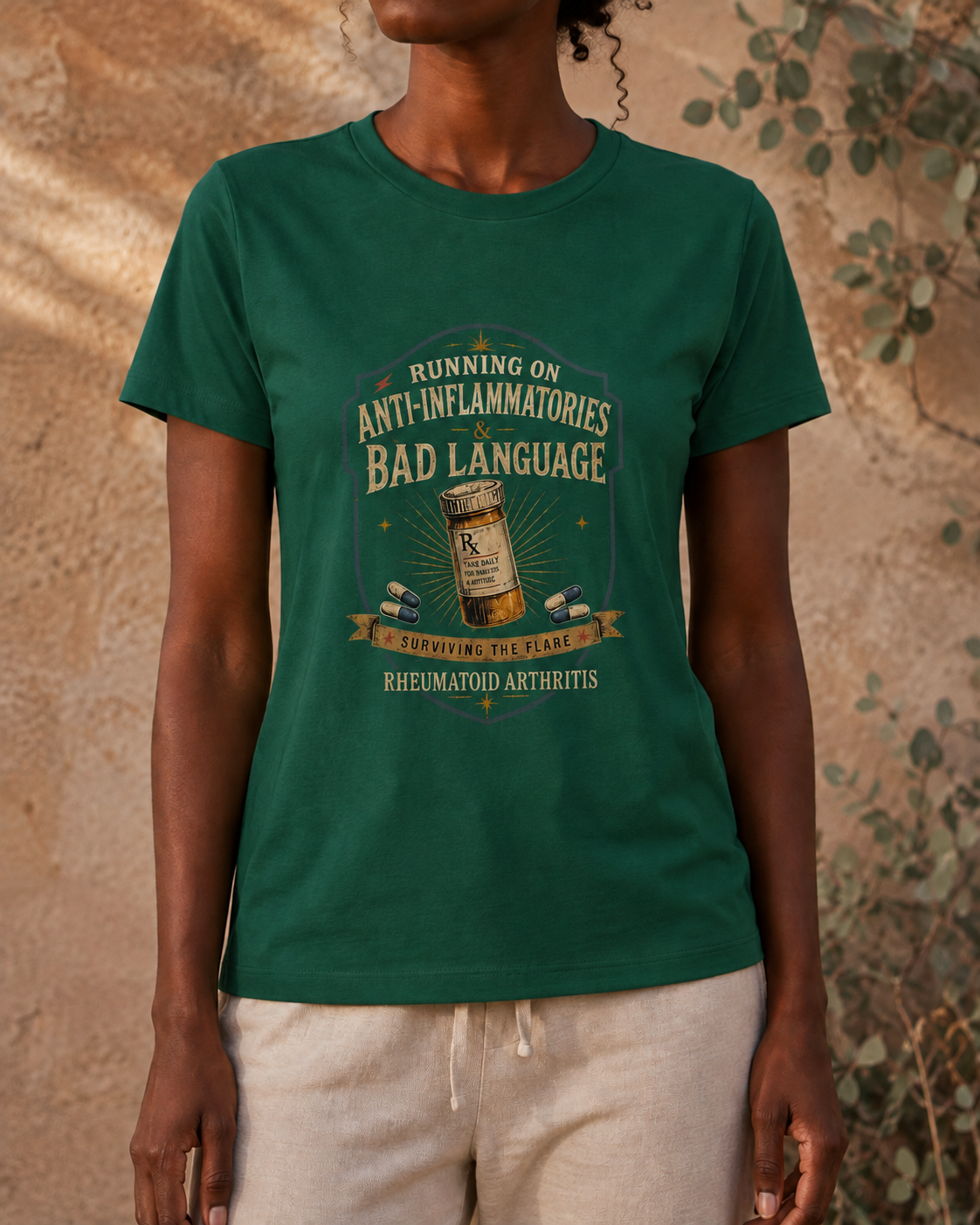 Running on Anti-Inflammatories & Bad Language — Rheumatoid Arthritis Tee