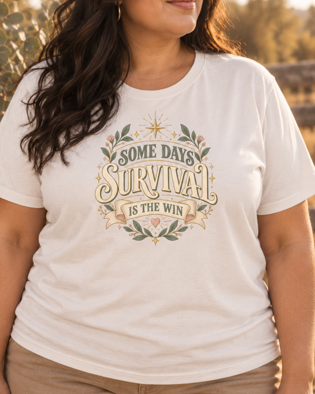 Some Days Survival Is the Win Tee