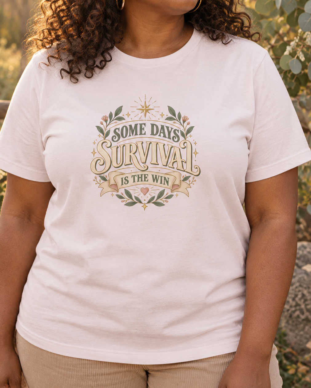 Some Days Survival Is the Win Tee