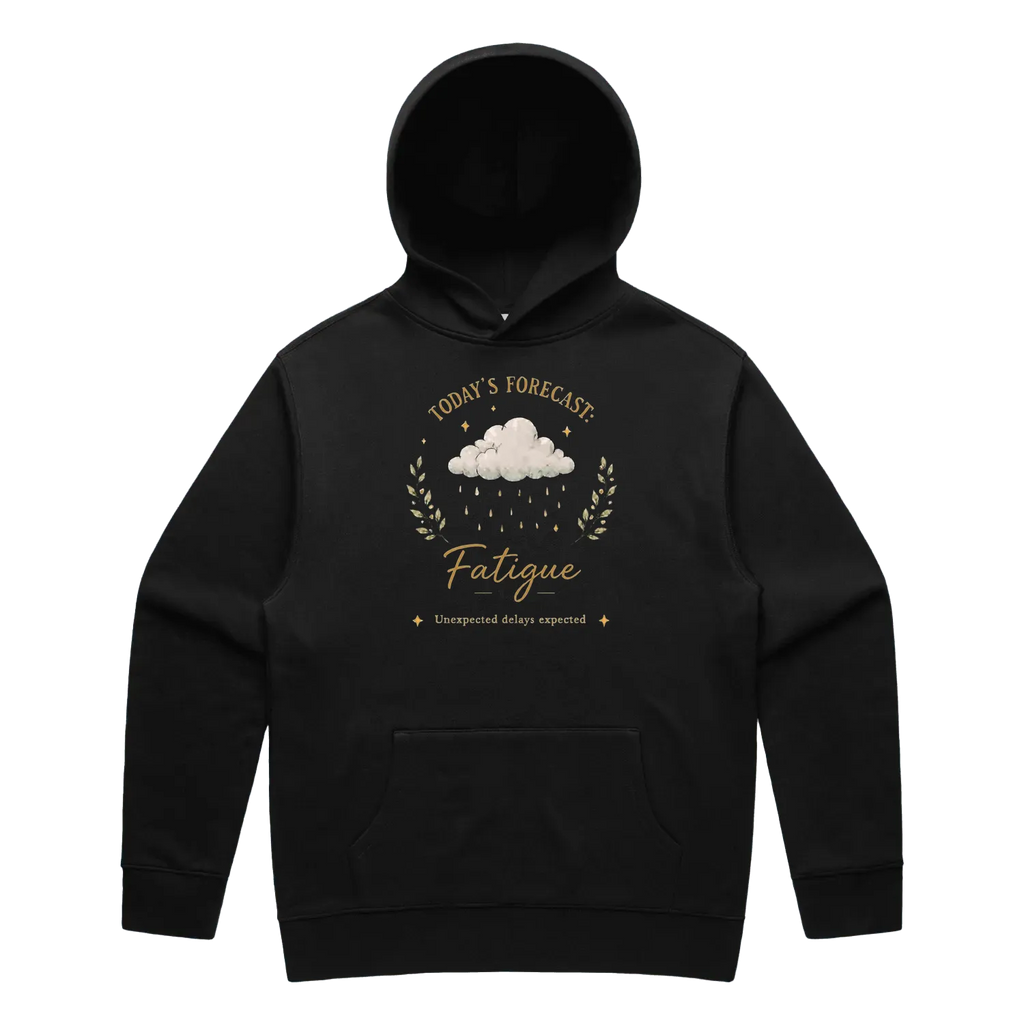 Black front flat lay