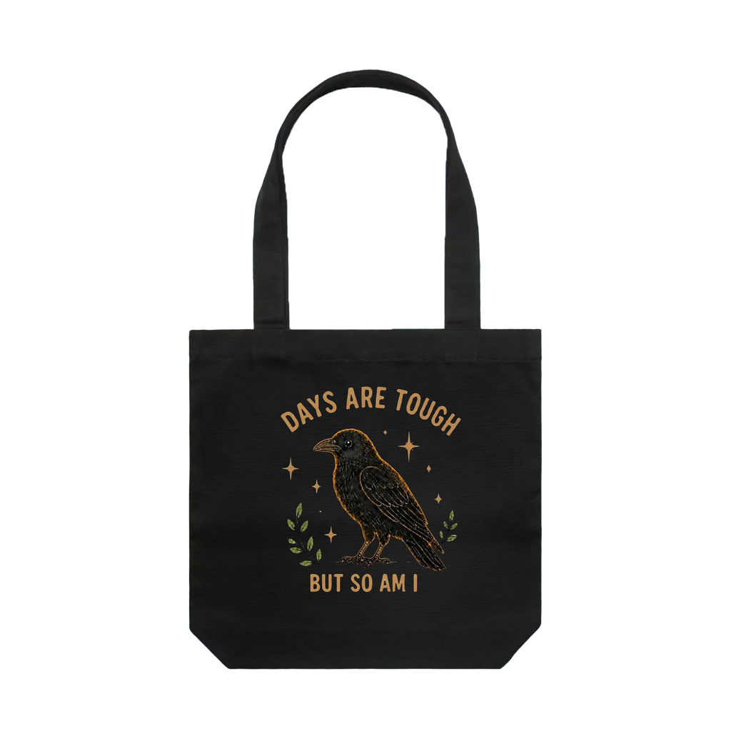 Black front flat lay