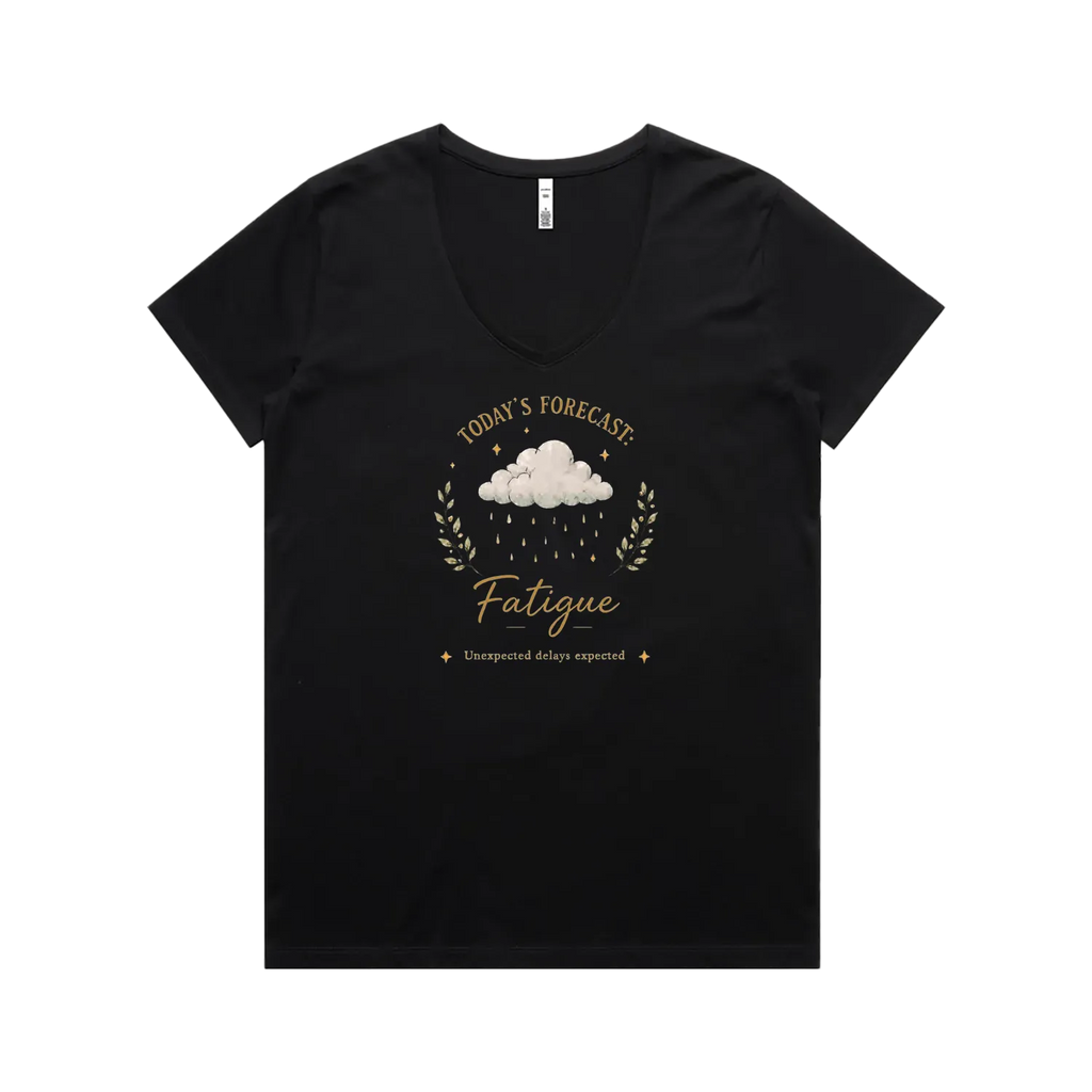 Black front flat lay