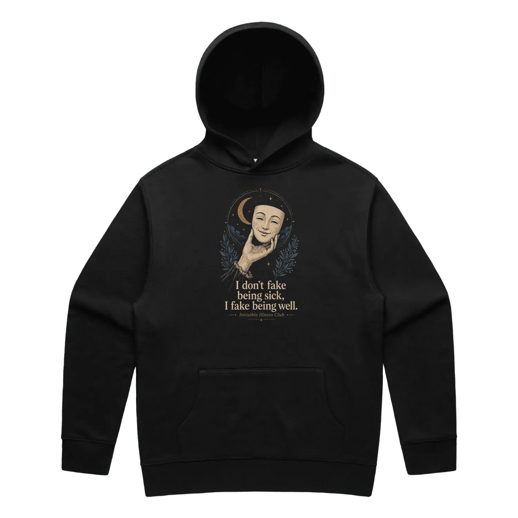 Black front flat lay