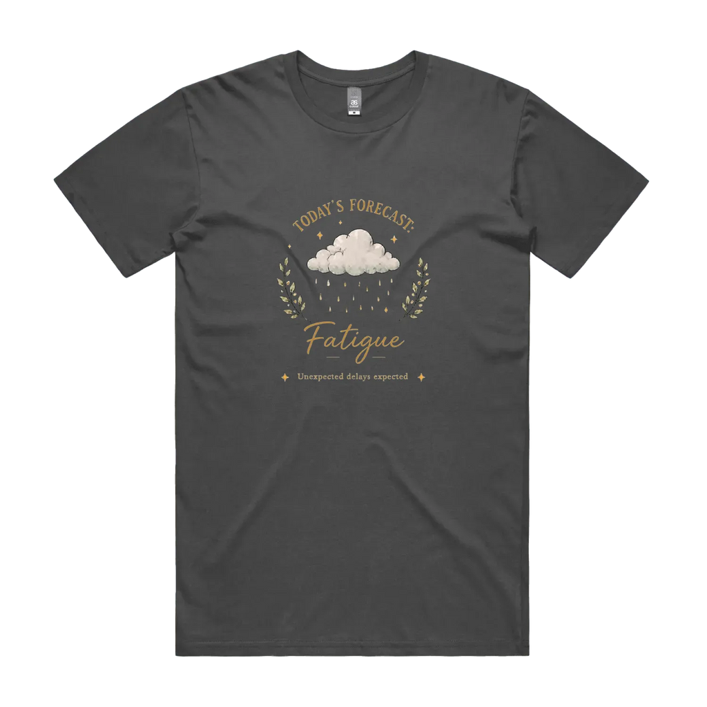 Charcoal front flat lay