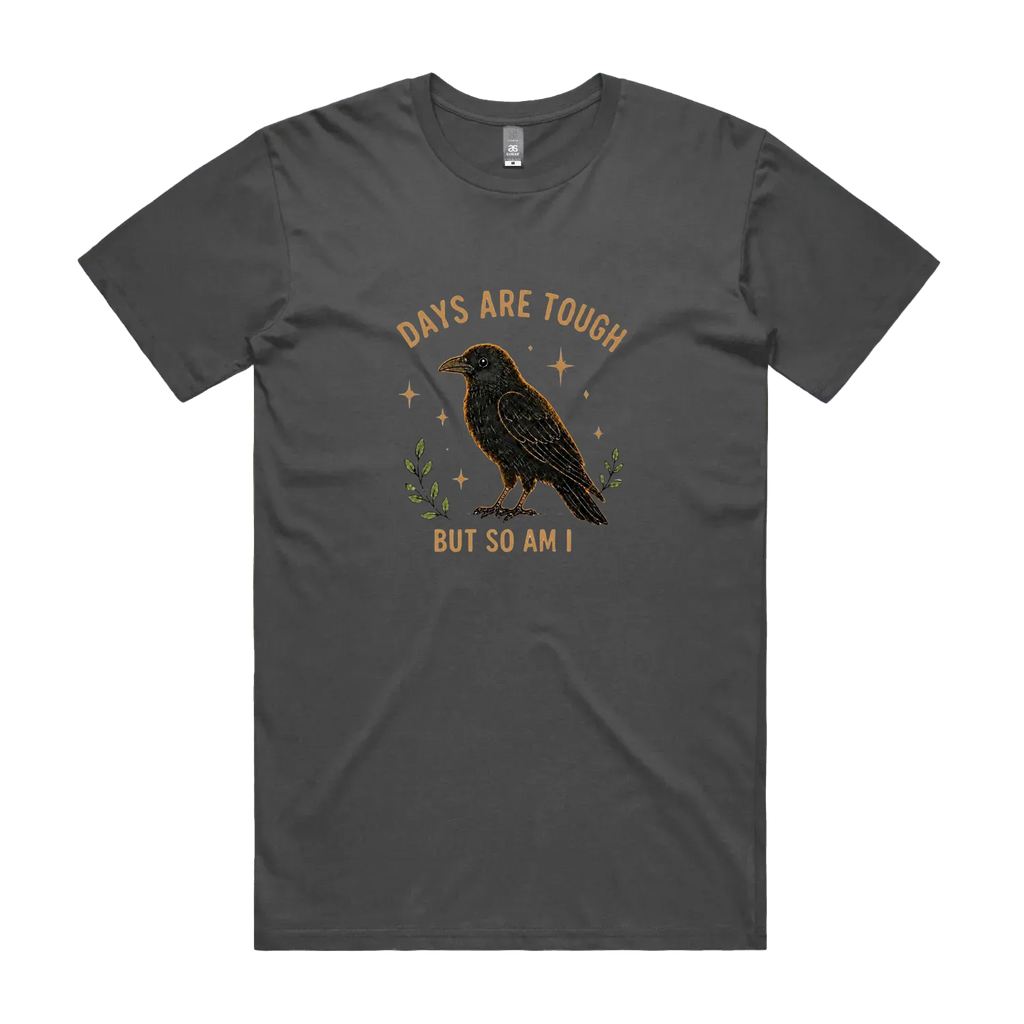Charcoal front flat lay