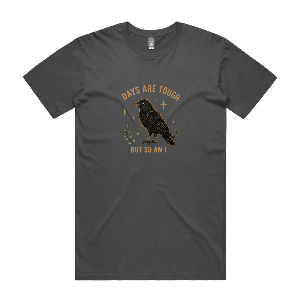 Charcoal front flat lay