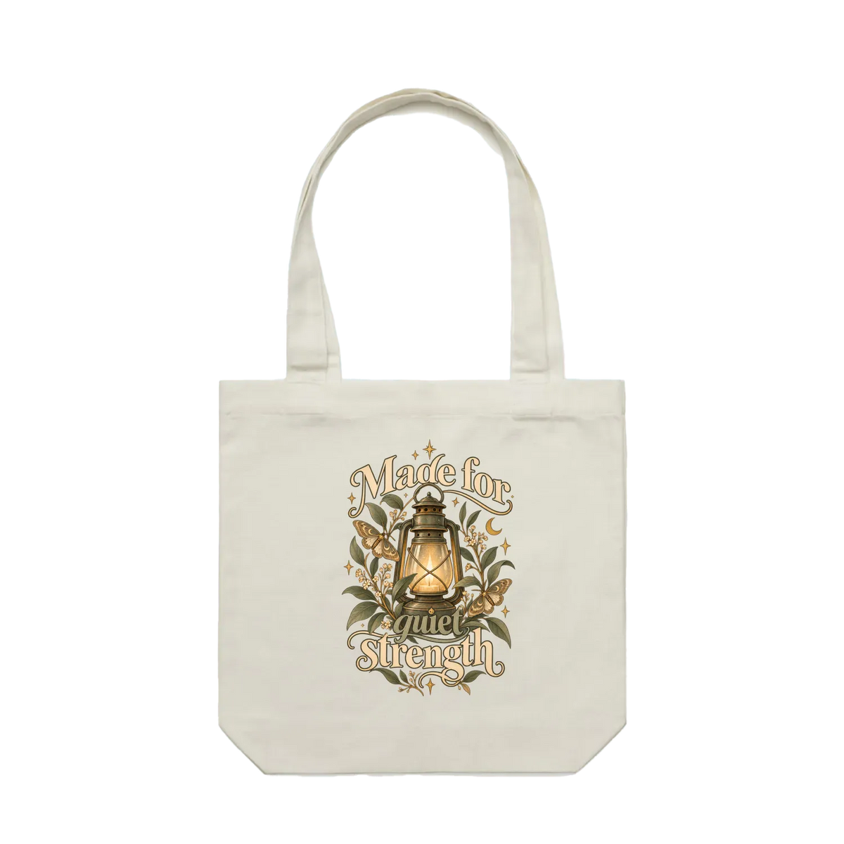Cream front flat lay