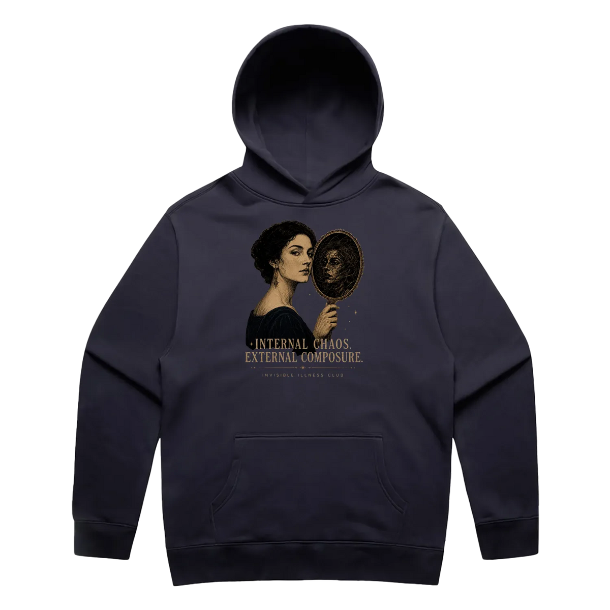 Ink Blue front flat lay