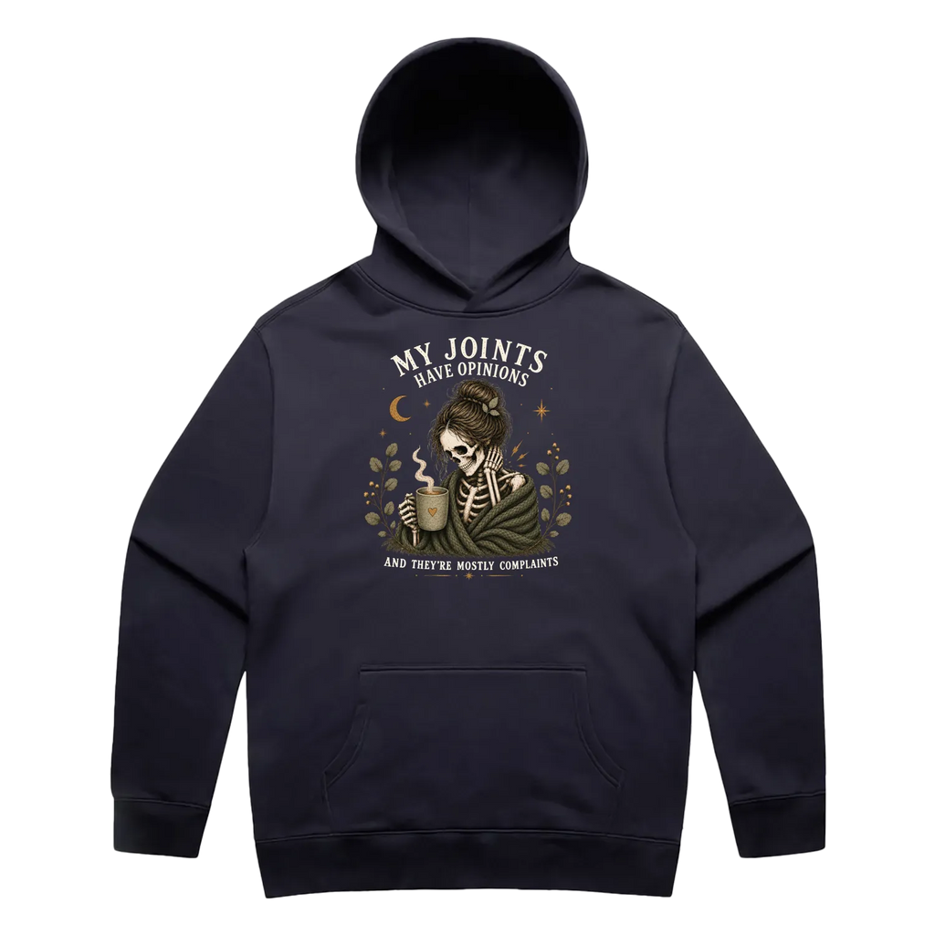 Ink Blue front flat lay