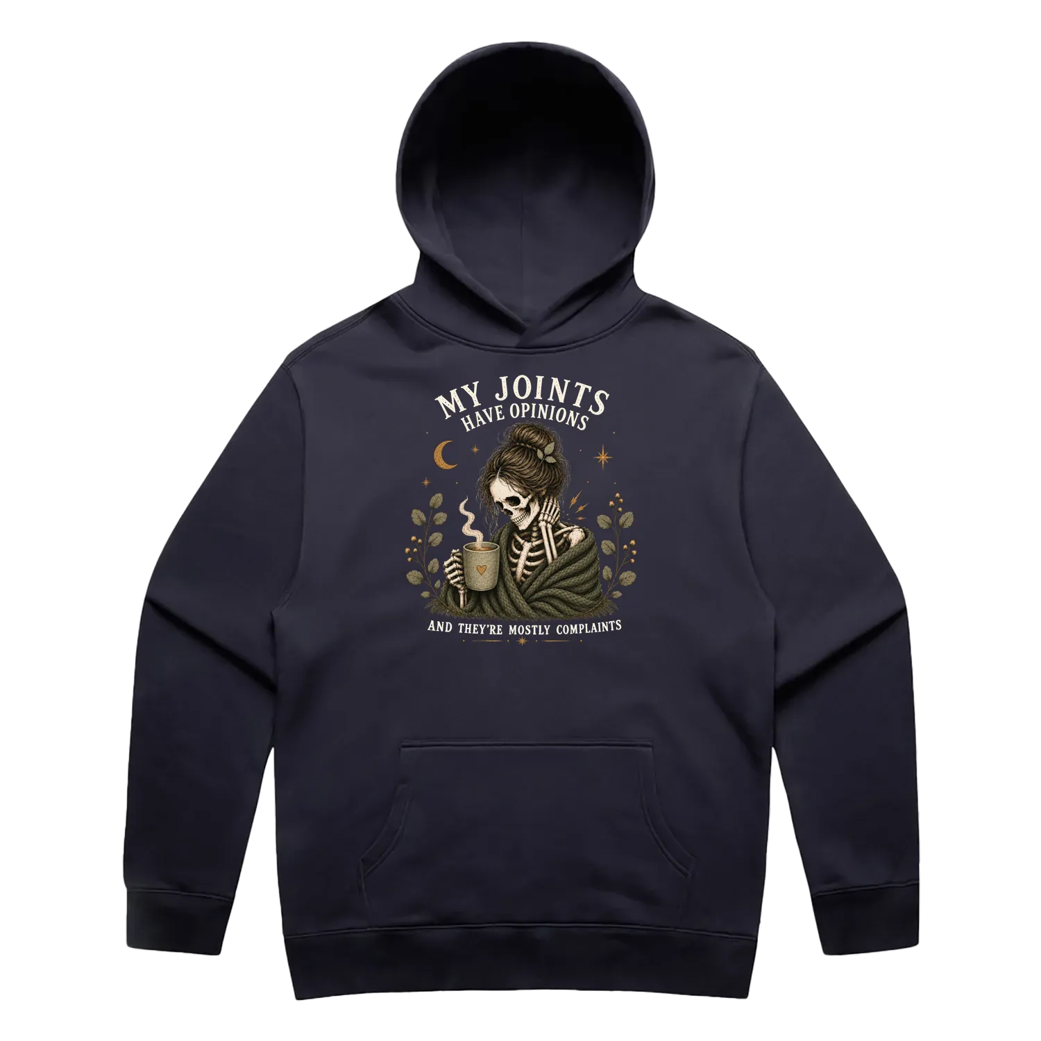 Ink Blue front flat lay
