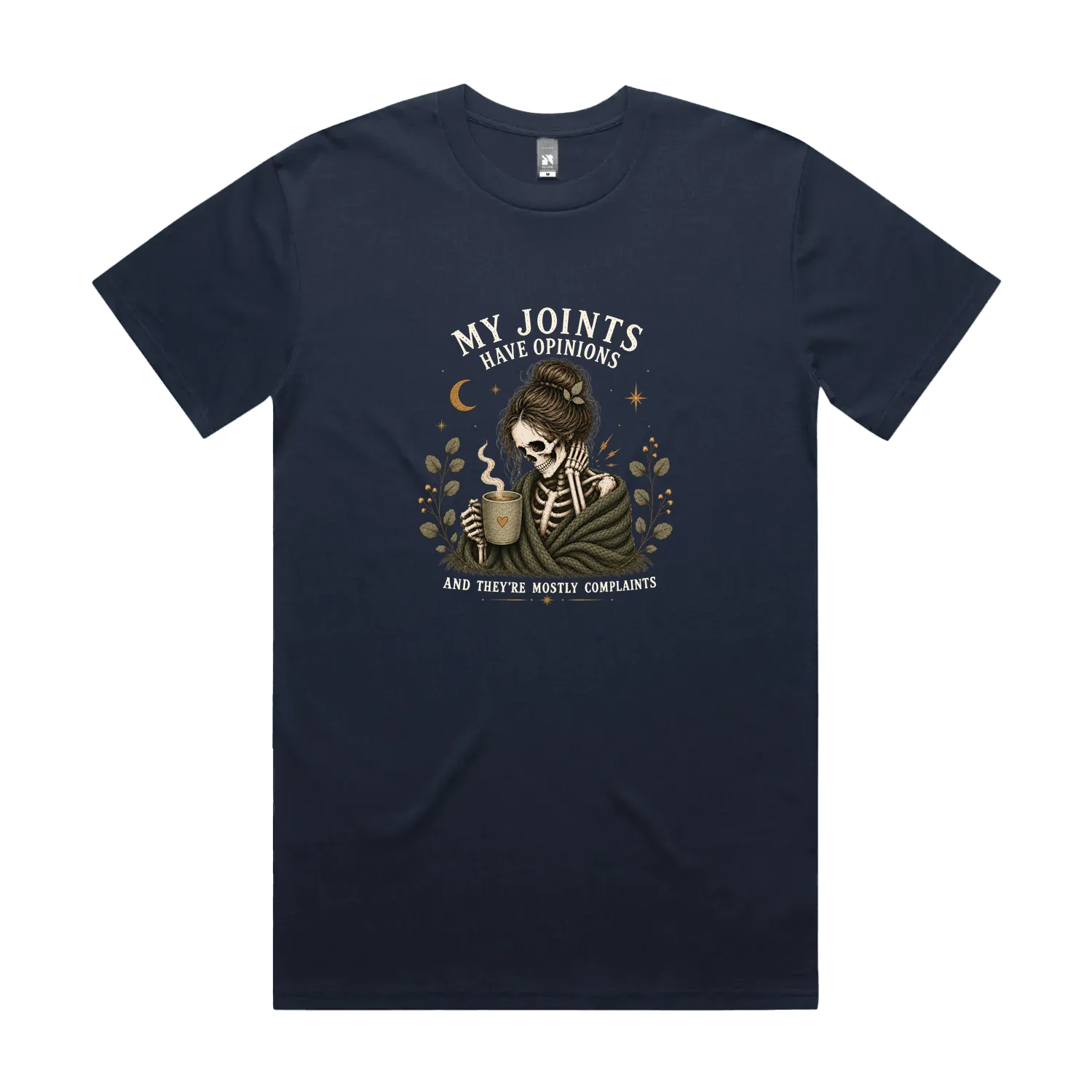 Midnight Blue front flat lay