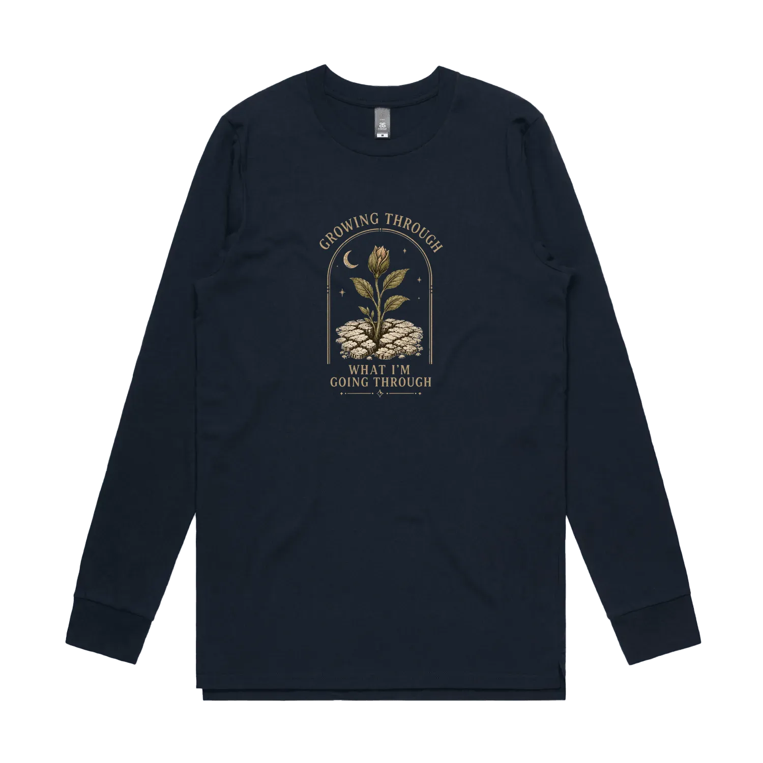 Navy front flat lay