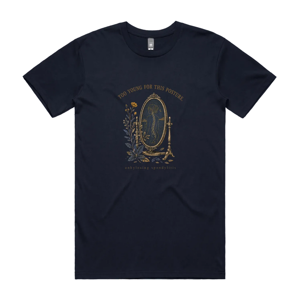 Navy front flat lay
