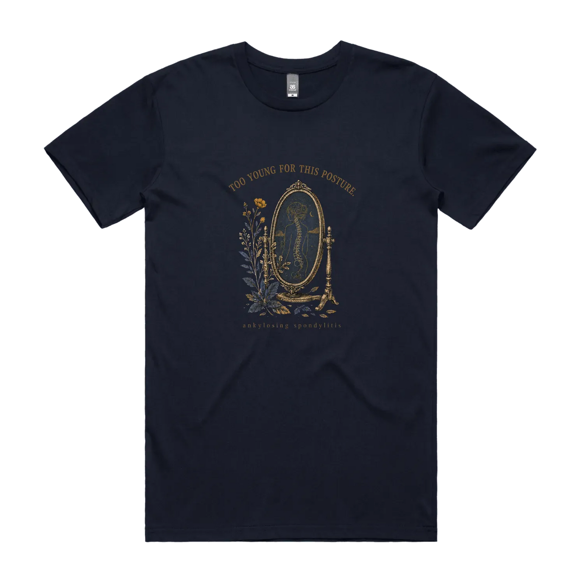 Navy front flat lay