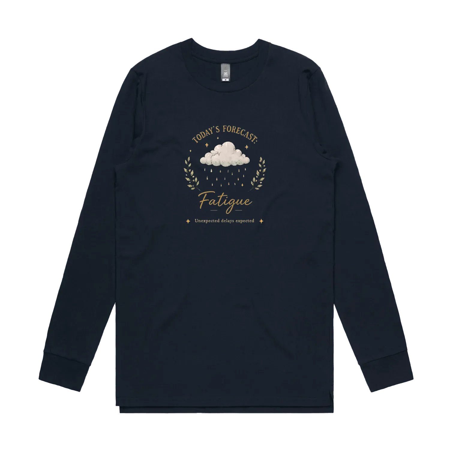 Navy front flat lay