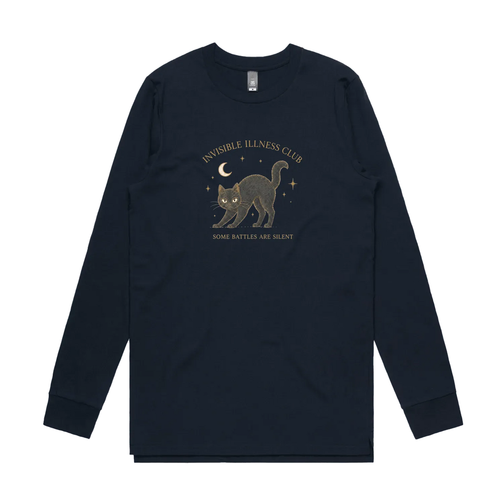 Navy front flat lay