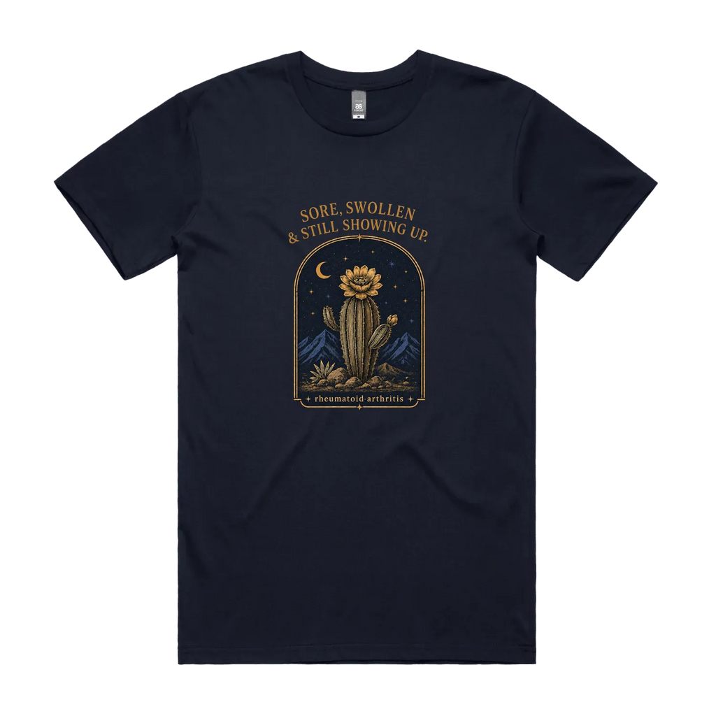 Navy front flat lay
