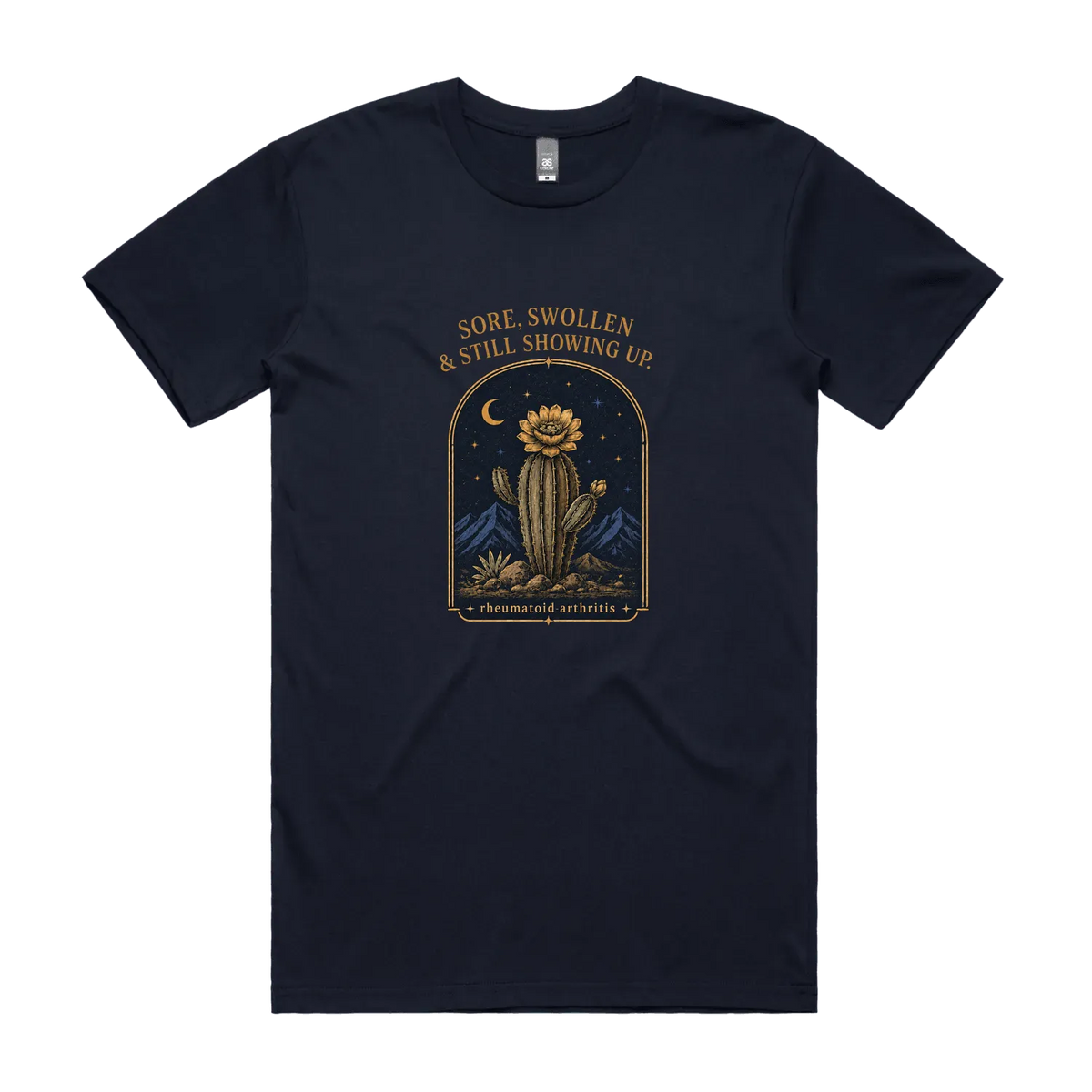 Navy front flat lay