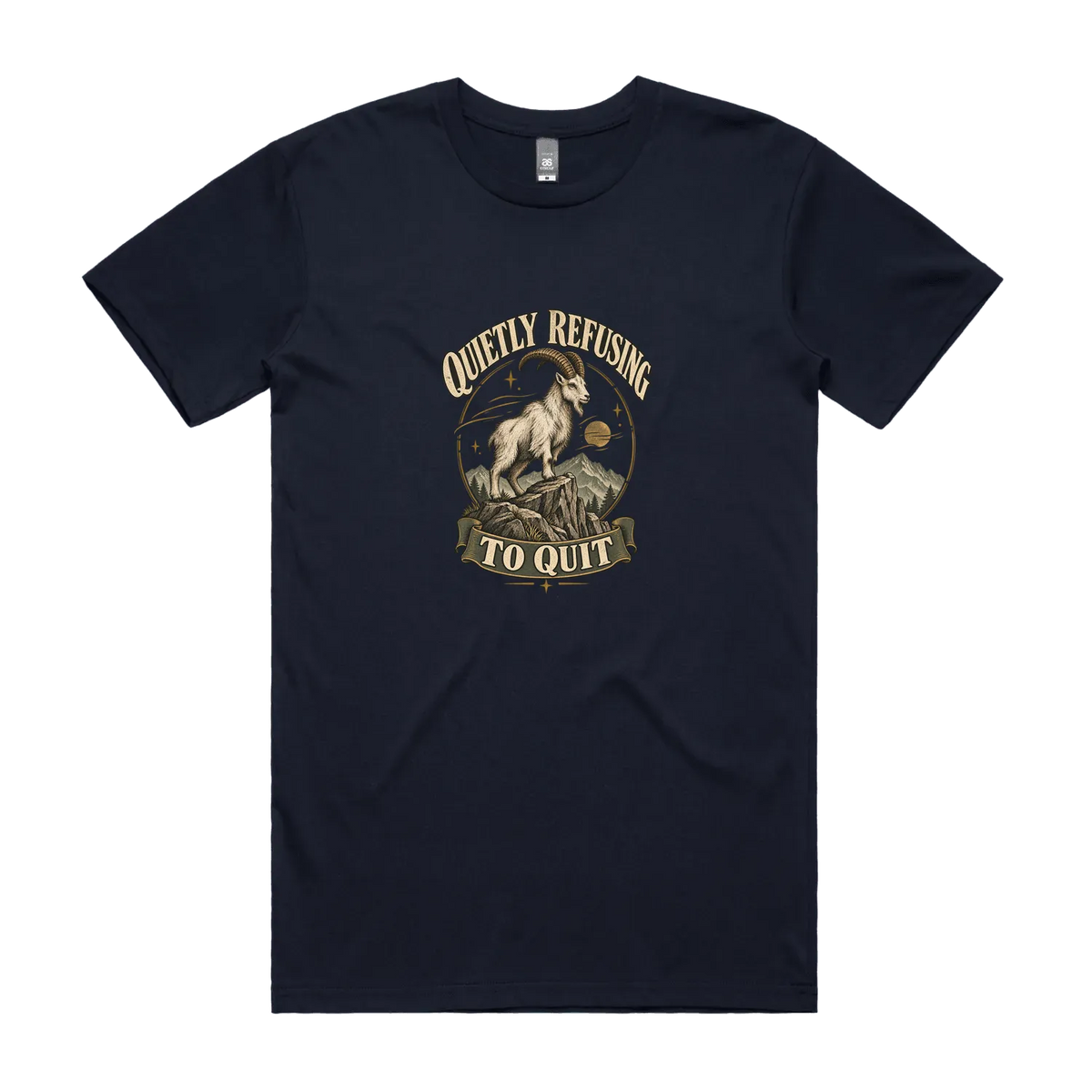 Navy front flat lay