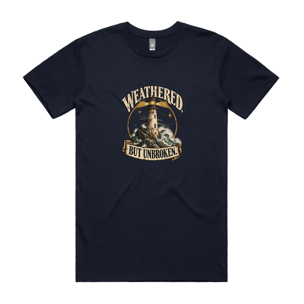Navy front flat lay