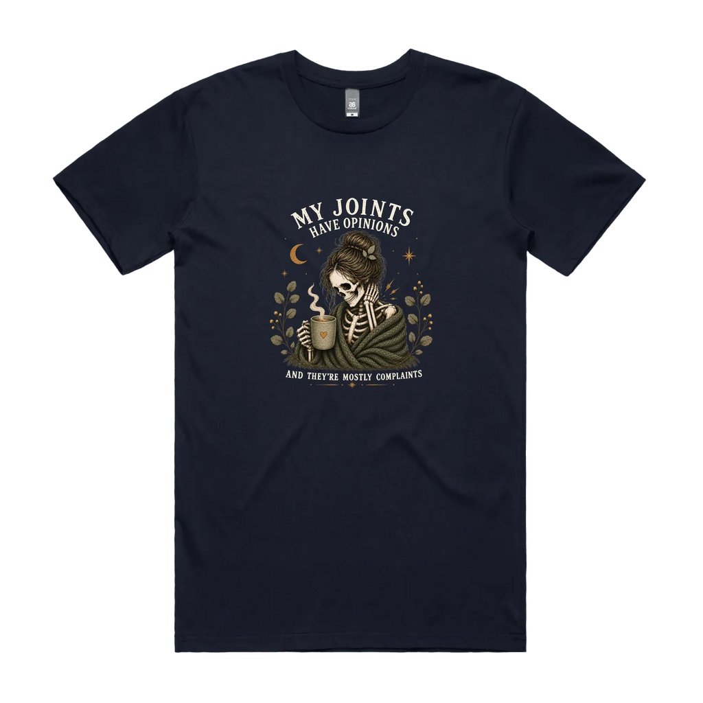 Navy front flat lay