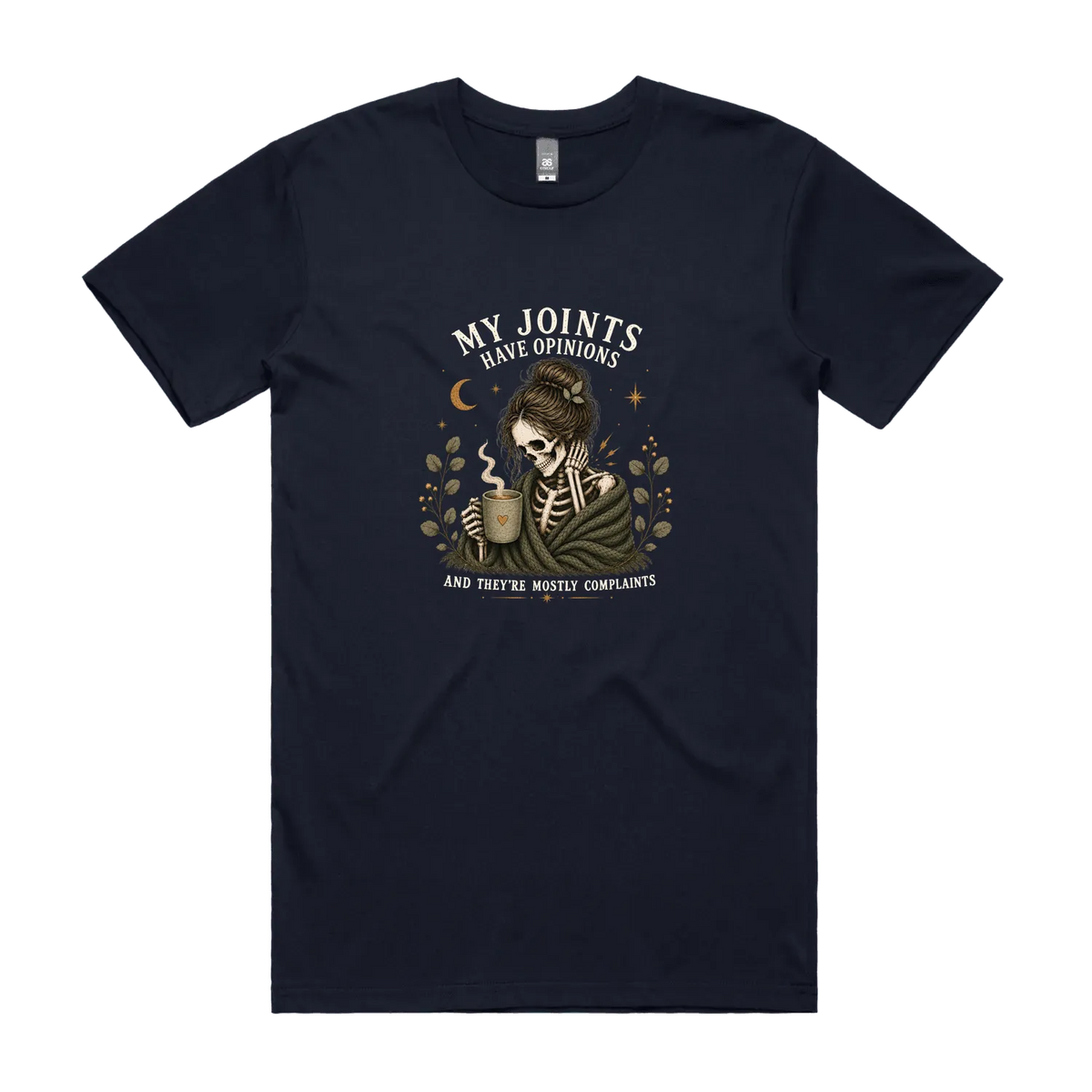 Navy front flat lay