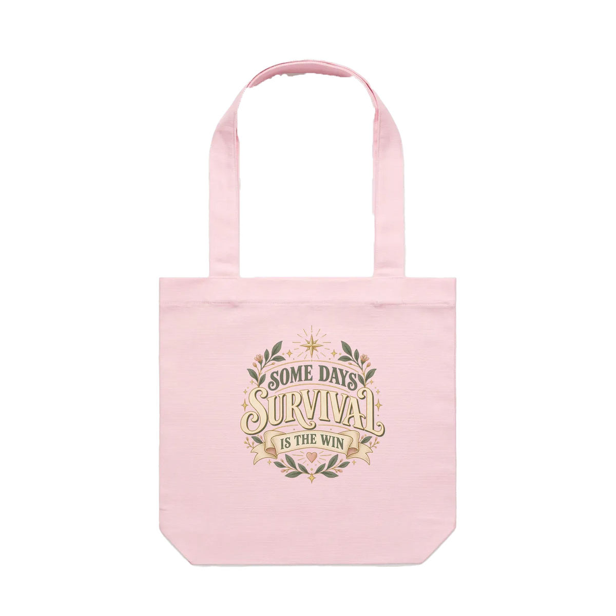 Pink front flat lay