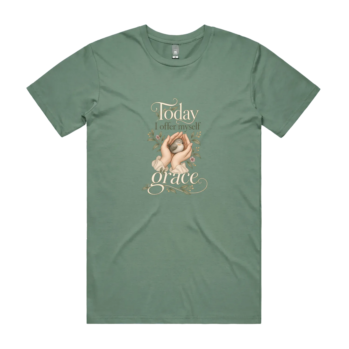 Sage front flat lay