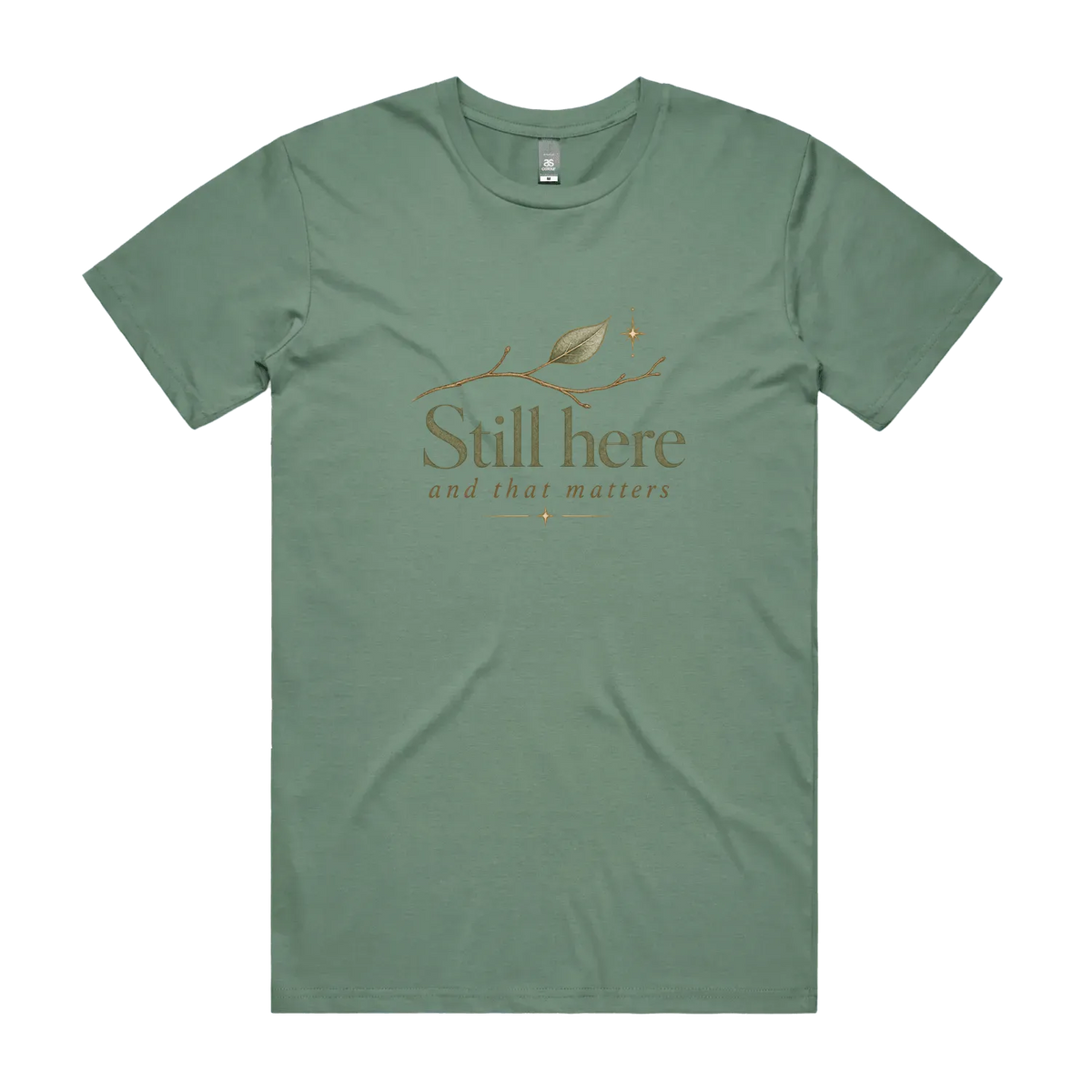 Sage front flat lay
