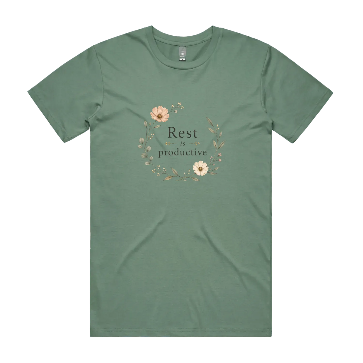 Sage front flat lay