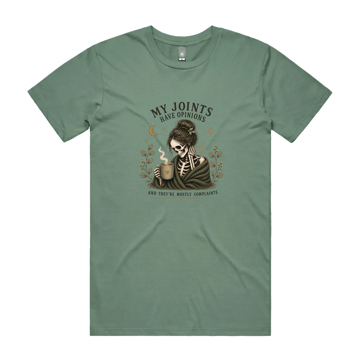 Sage front flat lay