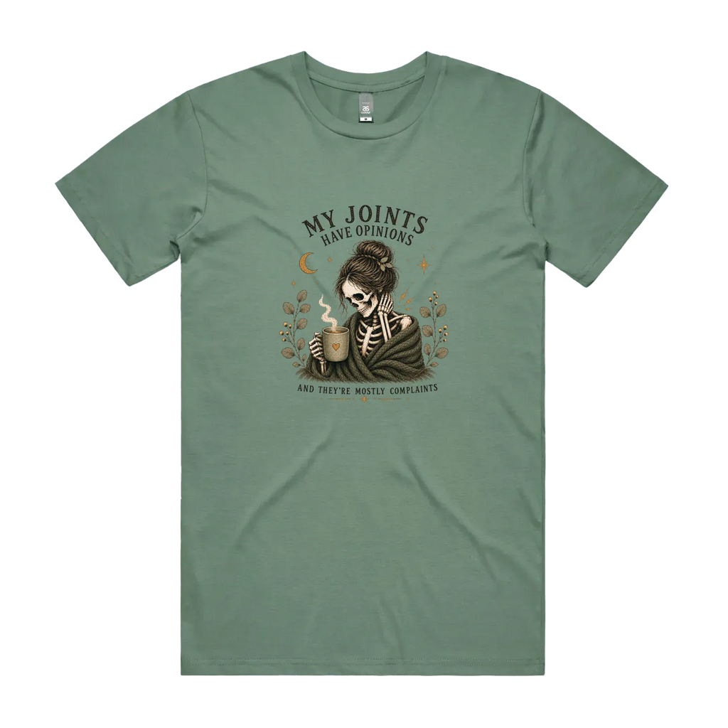 Sage front flat lay