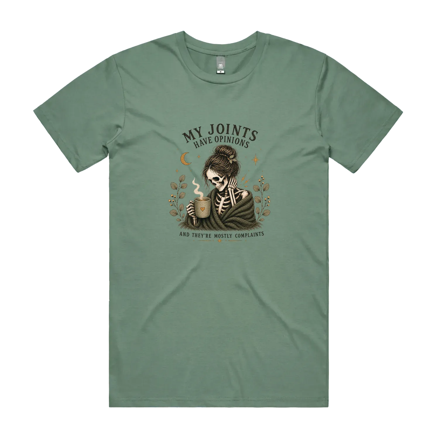 Sage front flat lay