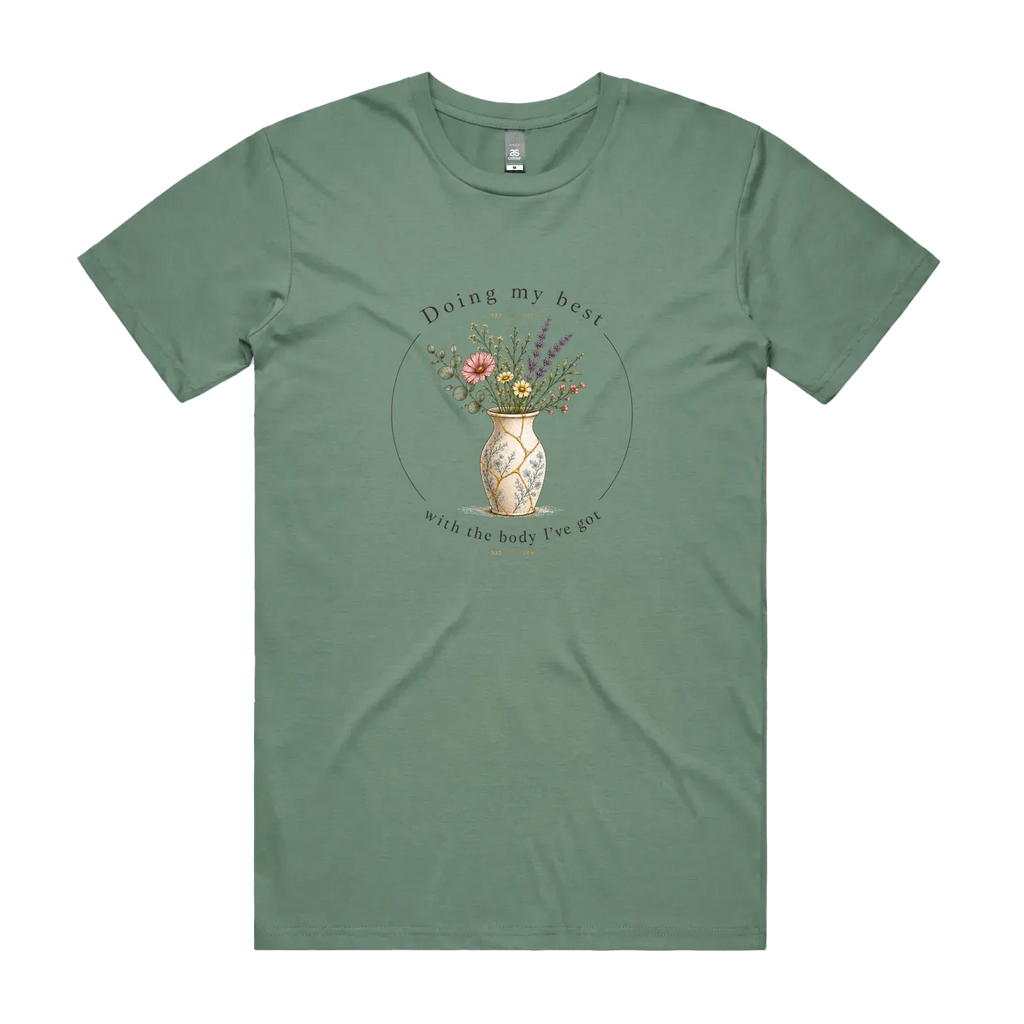 Sage front flat lay