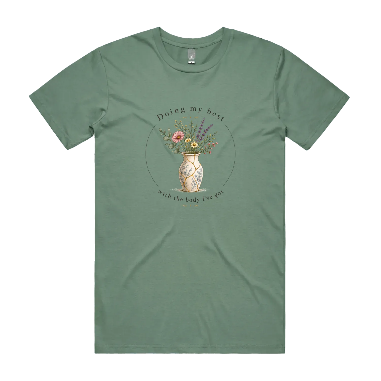 Sage front flat lay