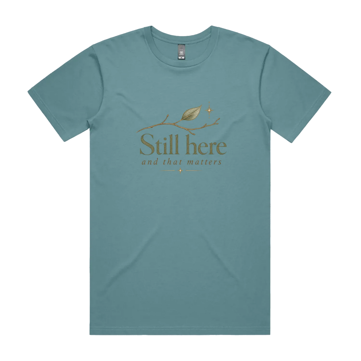 Slate Blue front flat lay
