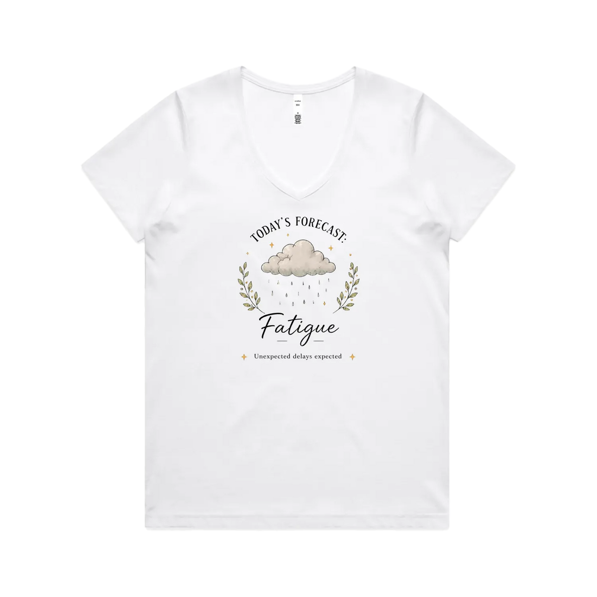 White front flat lay