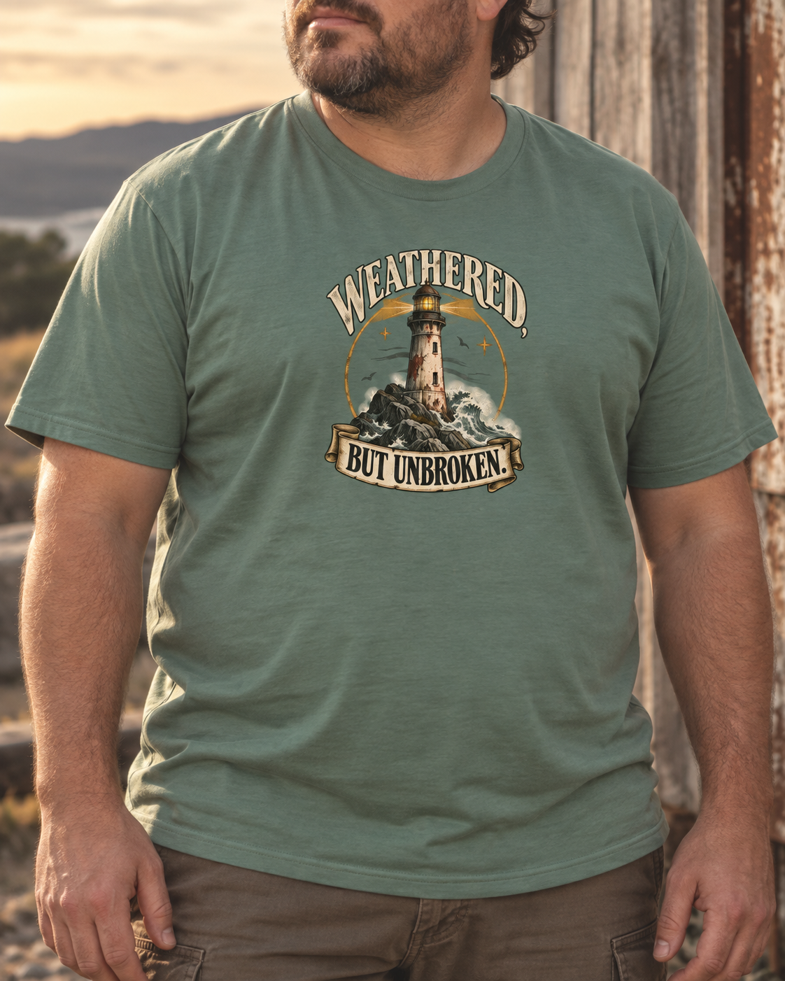 Weathered but Unbroken Tee