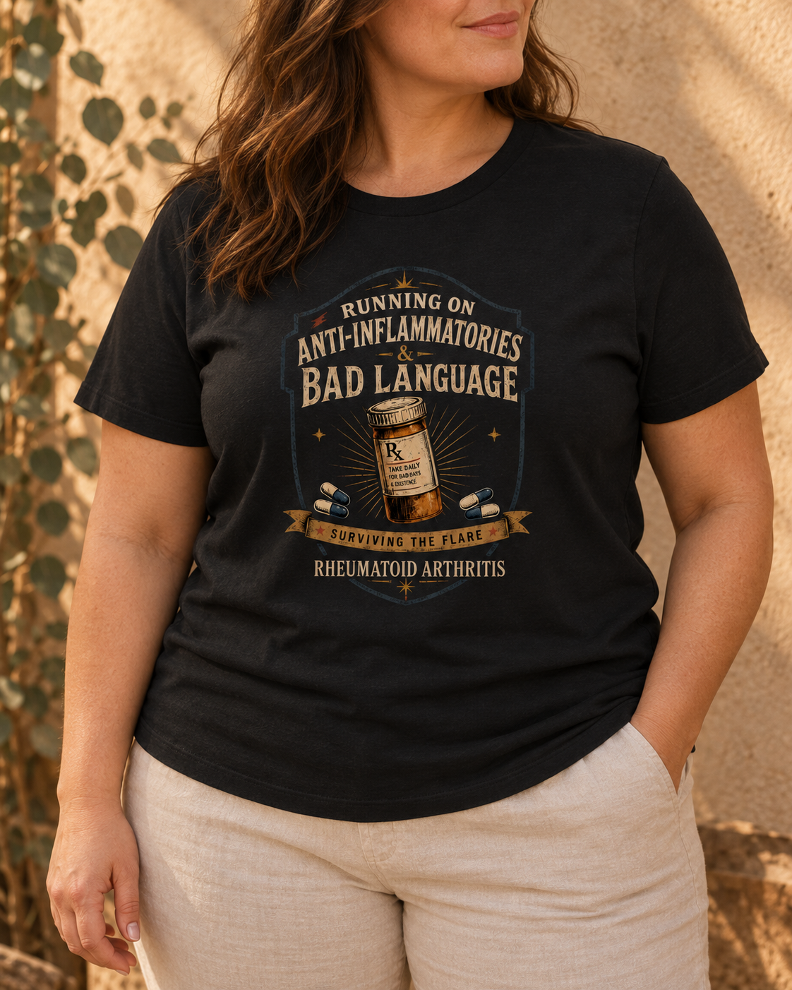 Running on Anti-Inflammatories & Bad Language — Rheumatoid Arthritis Tee