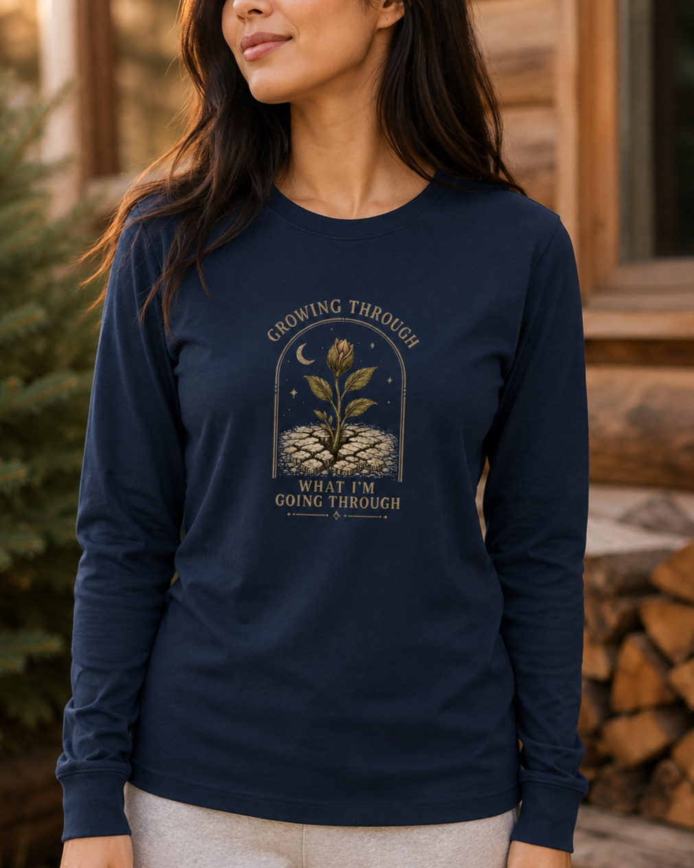 Growing Through What I'm Going Through Long-Sleeve Tee
